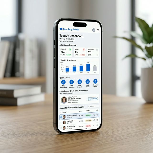 Admin App Mockup