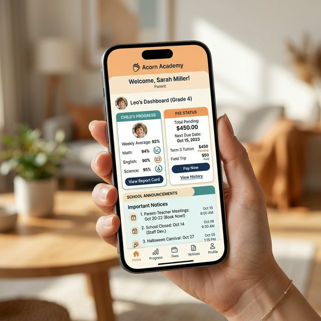 Parent App Mockup